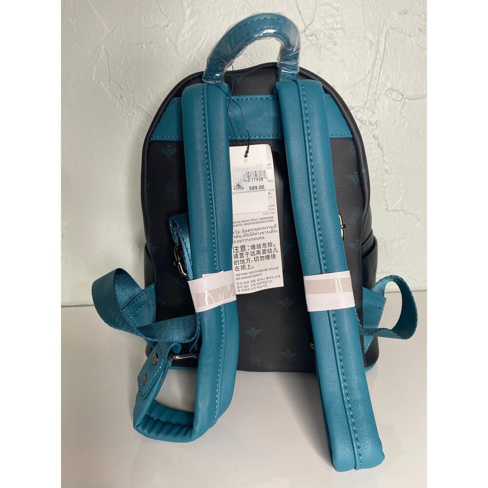 Disney Parks Haunted Mansion Glow in the Dark Loungefly Backpack - Picture 4 of 6